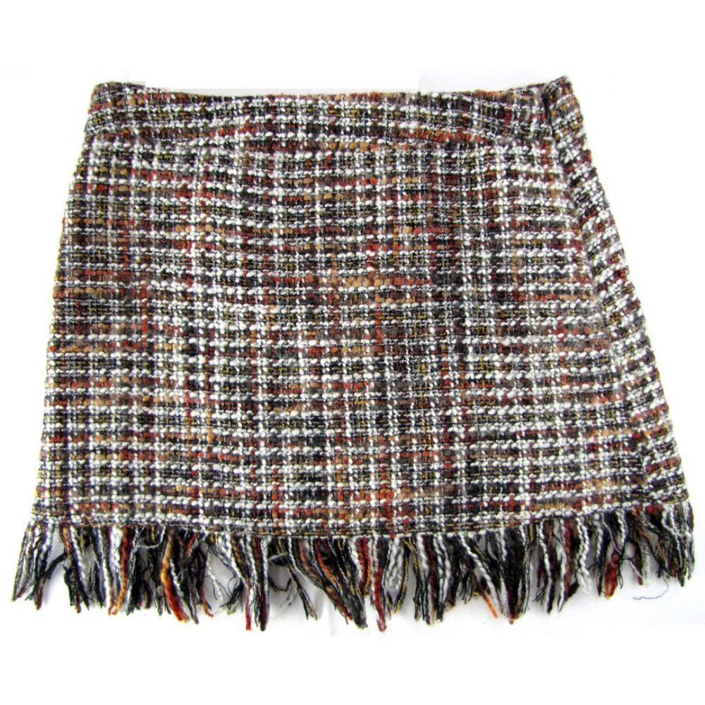 Versona Multicolor Tweed Mini Skirt - Picture 2 of 4